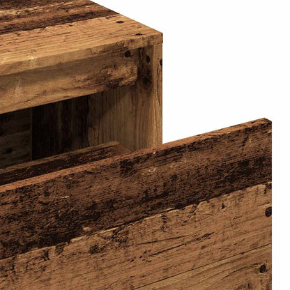 Panca Ingresso 80x40x45 cm Legno Vecchio Legno Multistrato | homemem39
