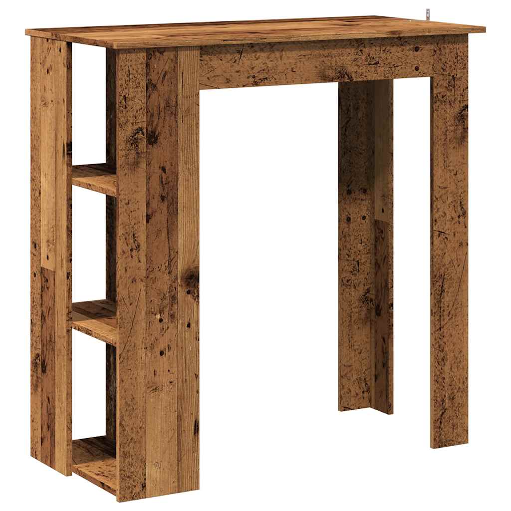 Tavolo Bar con Ripiano Antico 102x50x103,5 cm Truciolato | homemem39