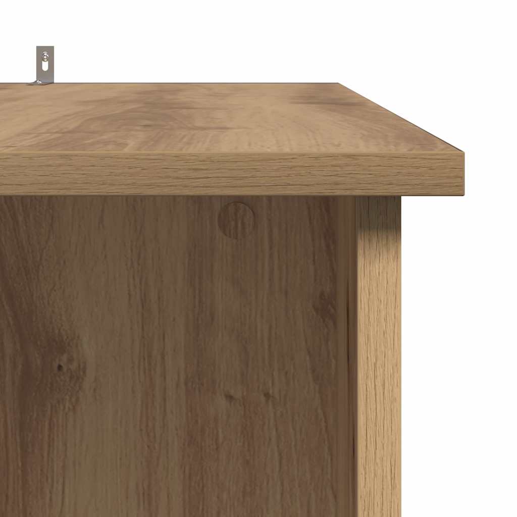 Tavolo Bar Ripiano Rovere Artigianale 102x50x103,5cm Truciolato | homemem39