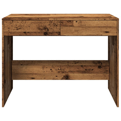 Scrivania Legno Antico 101x50x76,5 cm in Legno Multistrato - homemem39
