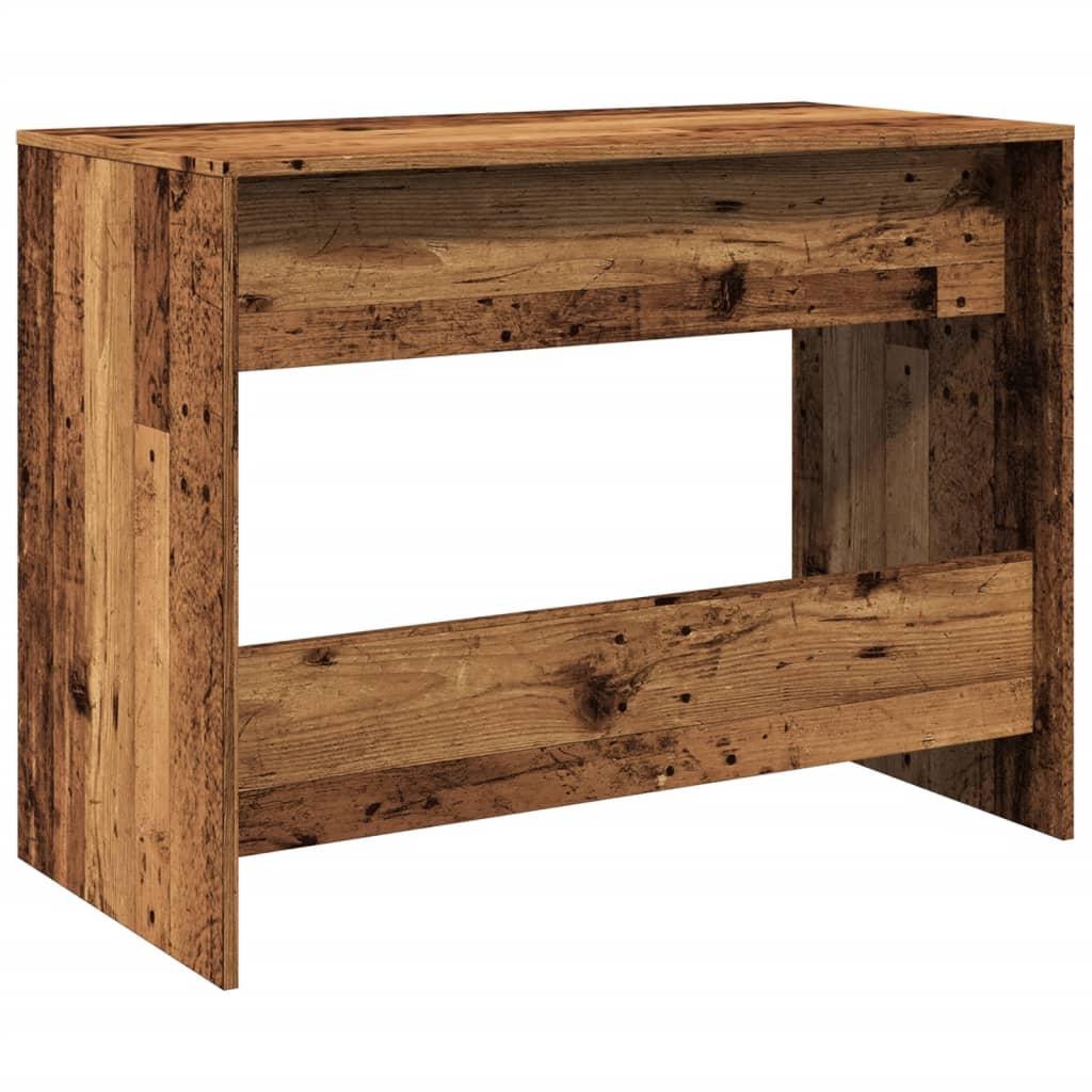 Scrivania Legno Antico 101x50x76,5 cm in Legno Multistrato - homemem39