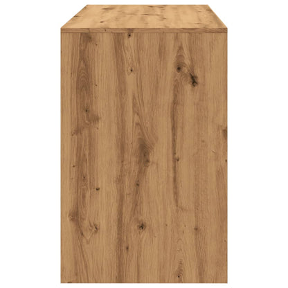 Scrivania Rovere Artigianale 101x50x76,5cm in Legno Multistrato - homemem39