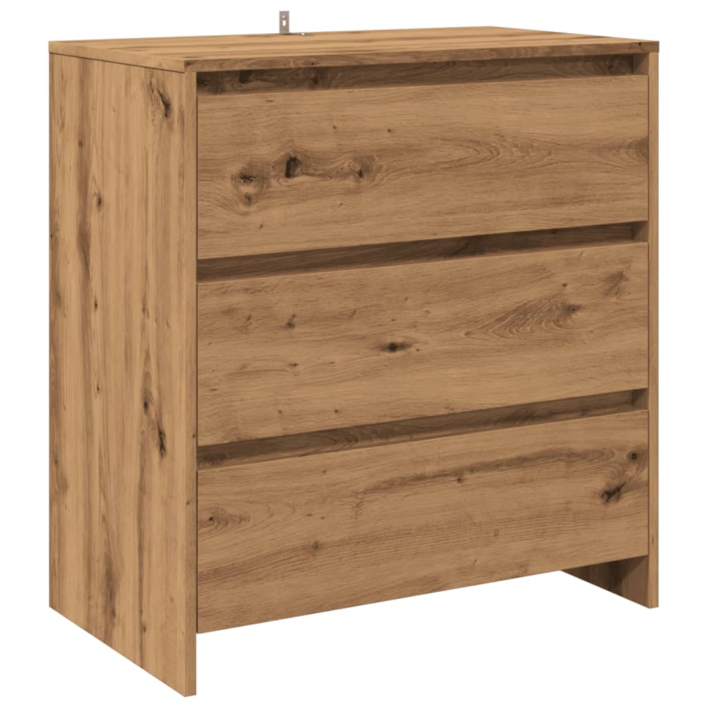 Credenza Rovere Artigianale 70x41x75 cm in Truciolato - homemem39
