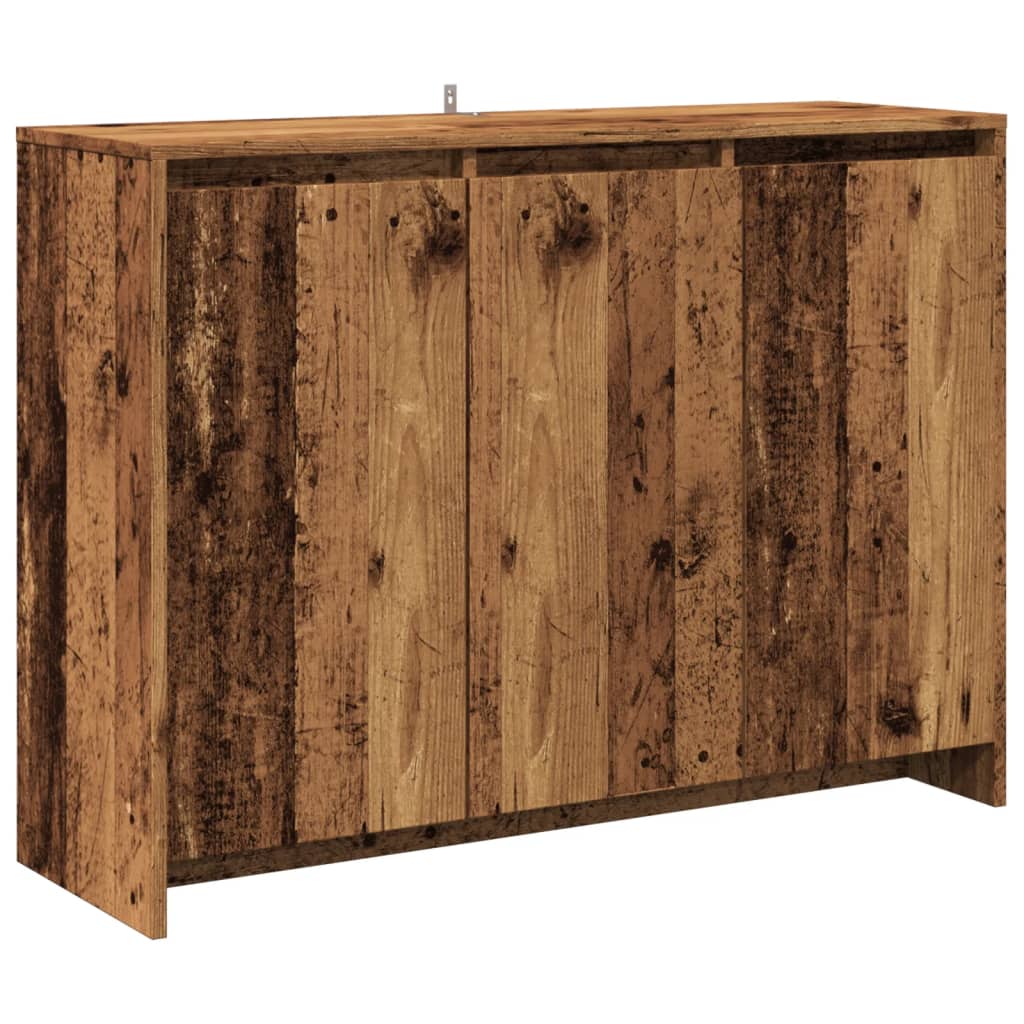 Credenza Legno Antico 102x35x55 cm in Truciolato - homemem39
