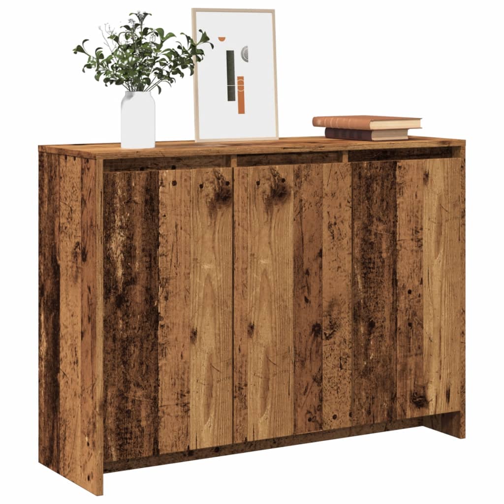 Credenza Legno Antico 102x35x55 cm in Truciolato - homemem39