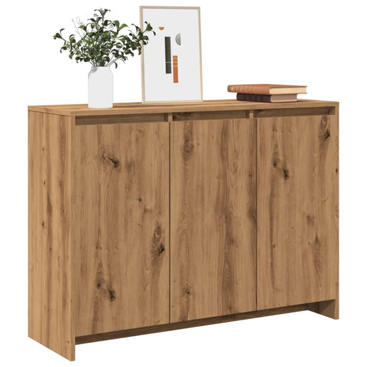 Credenza Rovere Artigianale 102x35x70 cm in Truciolato - homemem39