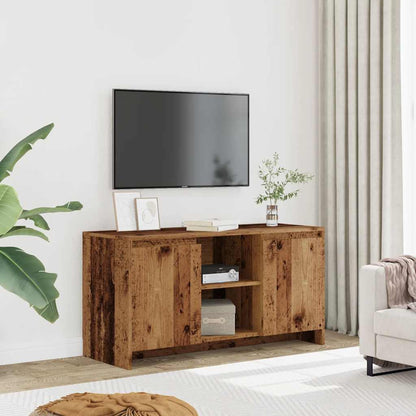 Mobile Porta TV Legno Antico 102x37,5x52,5 cm Legno Multistrato - homemem39