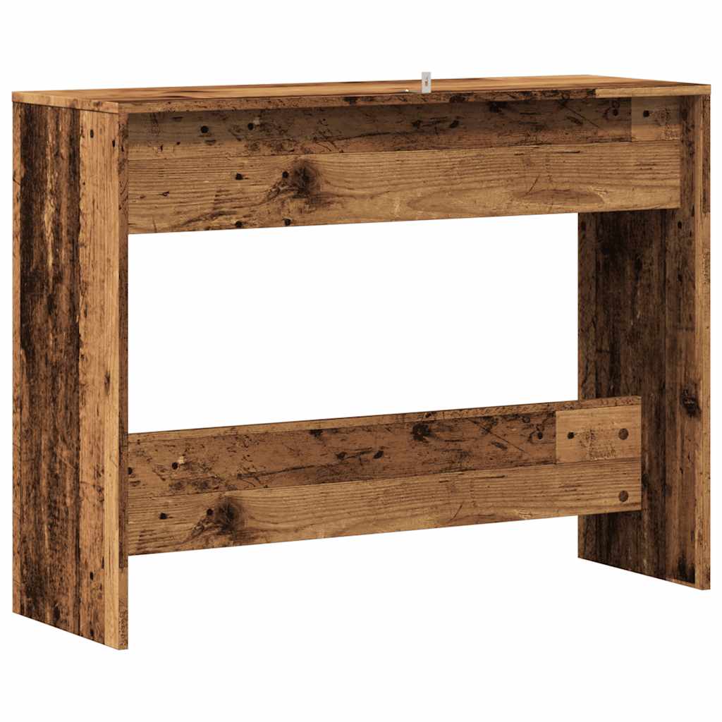 Tavolino Consolle Legno Vecchio 100x35x76,5 cm in Truciolato