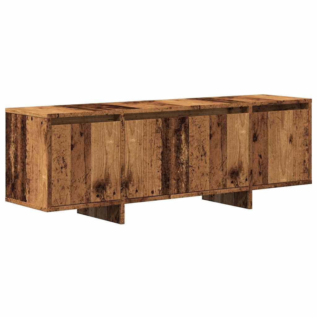 Mobile Porta TV Legno Antico 120x30x40,5 cm Legno Multistrato - homemem39