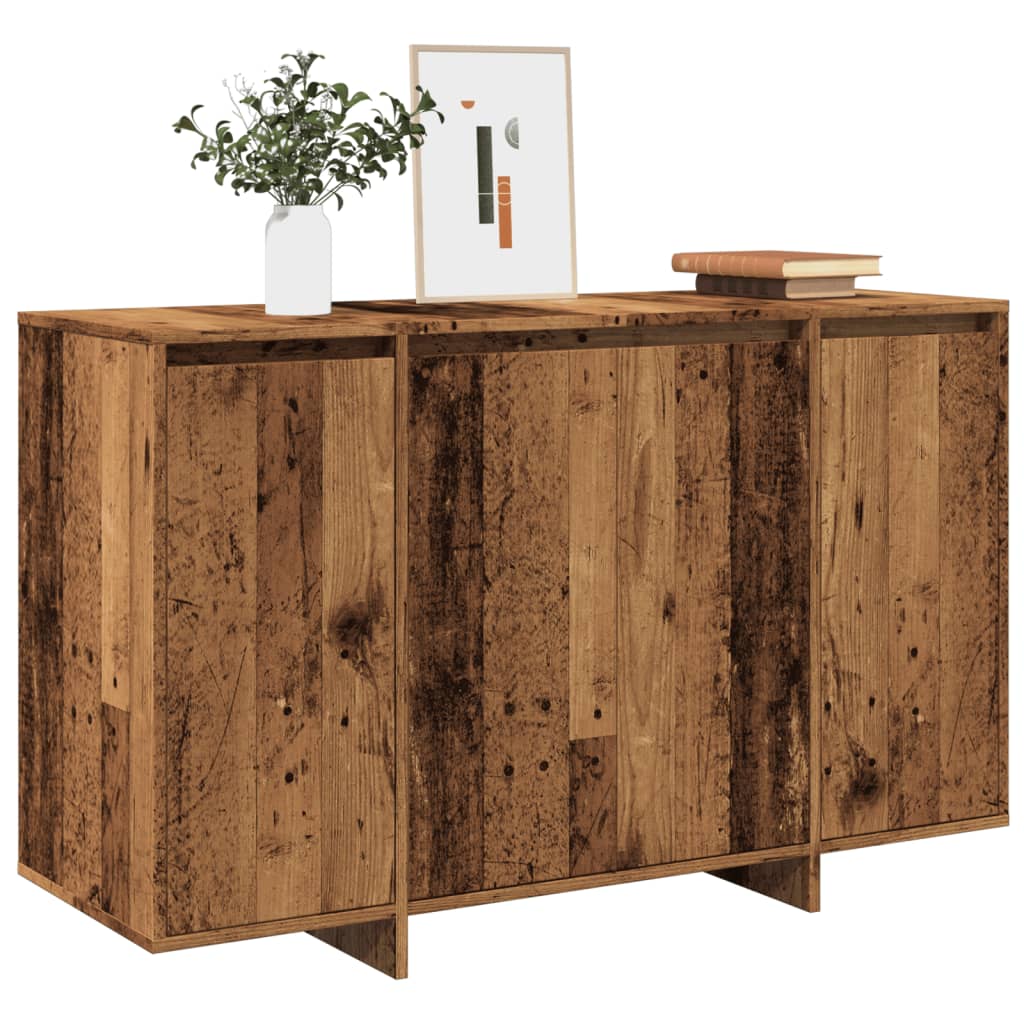 Credenza Legno Antico 120x41x75 cm in Legno Multistrato - homemem39