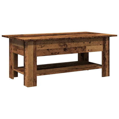 Tavolino da Salotto Legno Antico 102x55x42 cm Legno Multistrato | homemem39