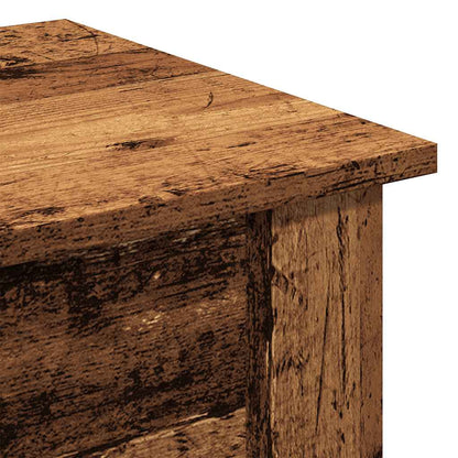 Tavolino da Salotto Legno Antico 40x40x42 cm Legno Multistrato | homemem39