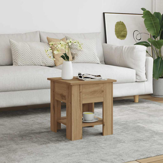 Tavolino da Salotto Artigianale 40x40x42 cm Legno Multistrato | homemem39