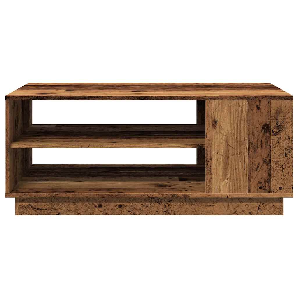 Tavolino da Salotto Legno Antico 102x55x43 cm Legno Multistrato | homemem39