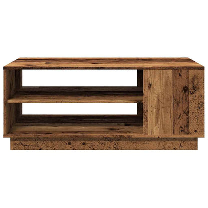 Tavolino da Salotto Legno Antico 102x55x43 cm Legno Multistrato | homemem39