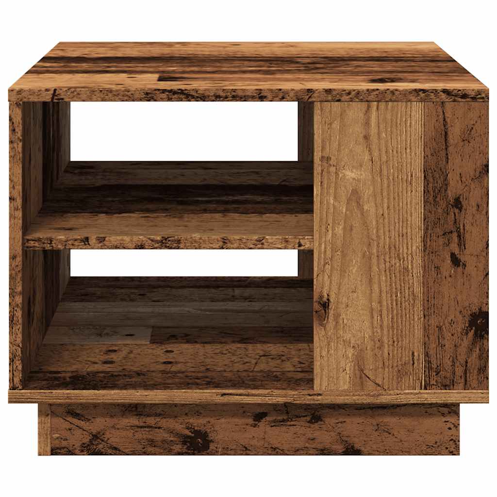 Tavolino da Salotto Legno Antico 55x55x42 cm Legno Multistrato | homemem39