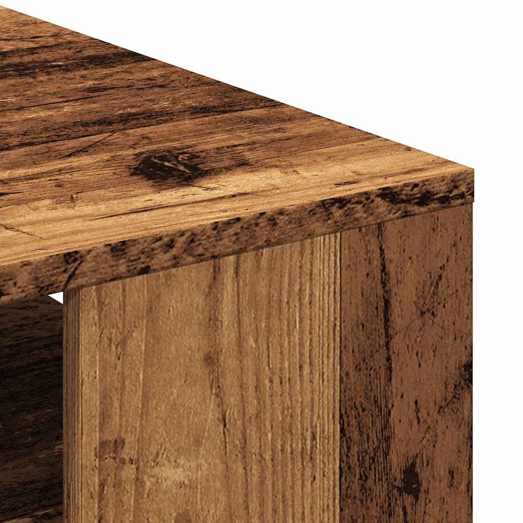 Tavolino da Salotto Legno Antico 55x55x42 cm Legno Multistrato | homemem39