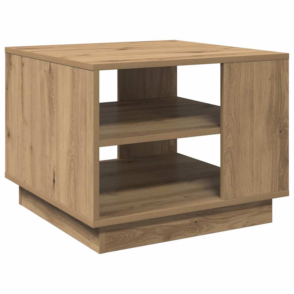Tavolino da Salotto Artigianale 55x55x42 cm Legno Multistrato | homemem39