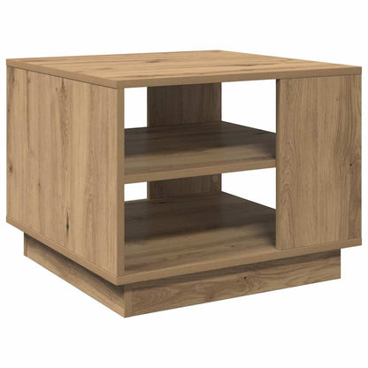 Tavolino da Salotto Artigianale 55x55x42 cm Legno Multistrato | homemem39