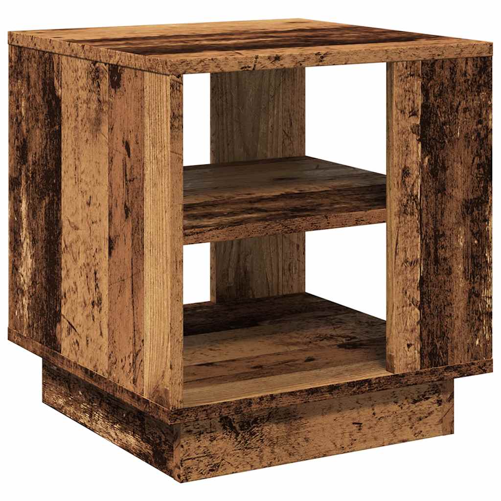 Tavolino da Salotto Legno Antico 40x40x43 cm Legno Multistrato | homemem39