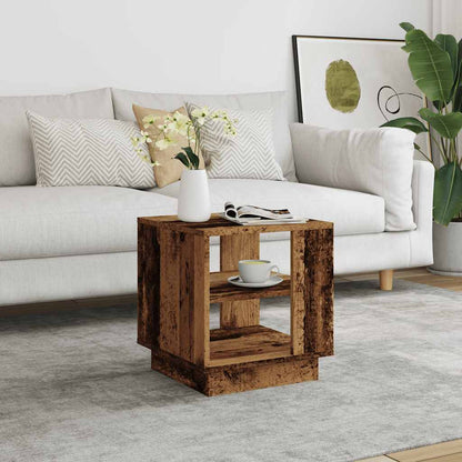 Tavolino da Salotto Legno Antico 40x40x43 cm Legno Multistrato | homemem39