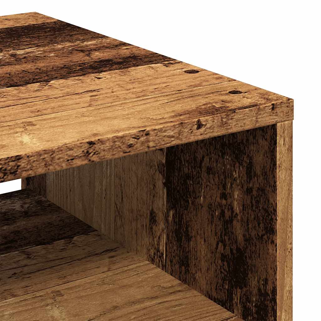 Tavolino da Salotto Legno Antico 40x40x43 cm Legno Multistrato | homemem39
