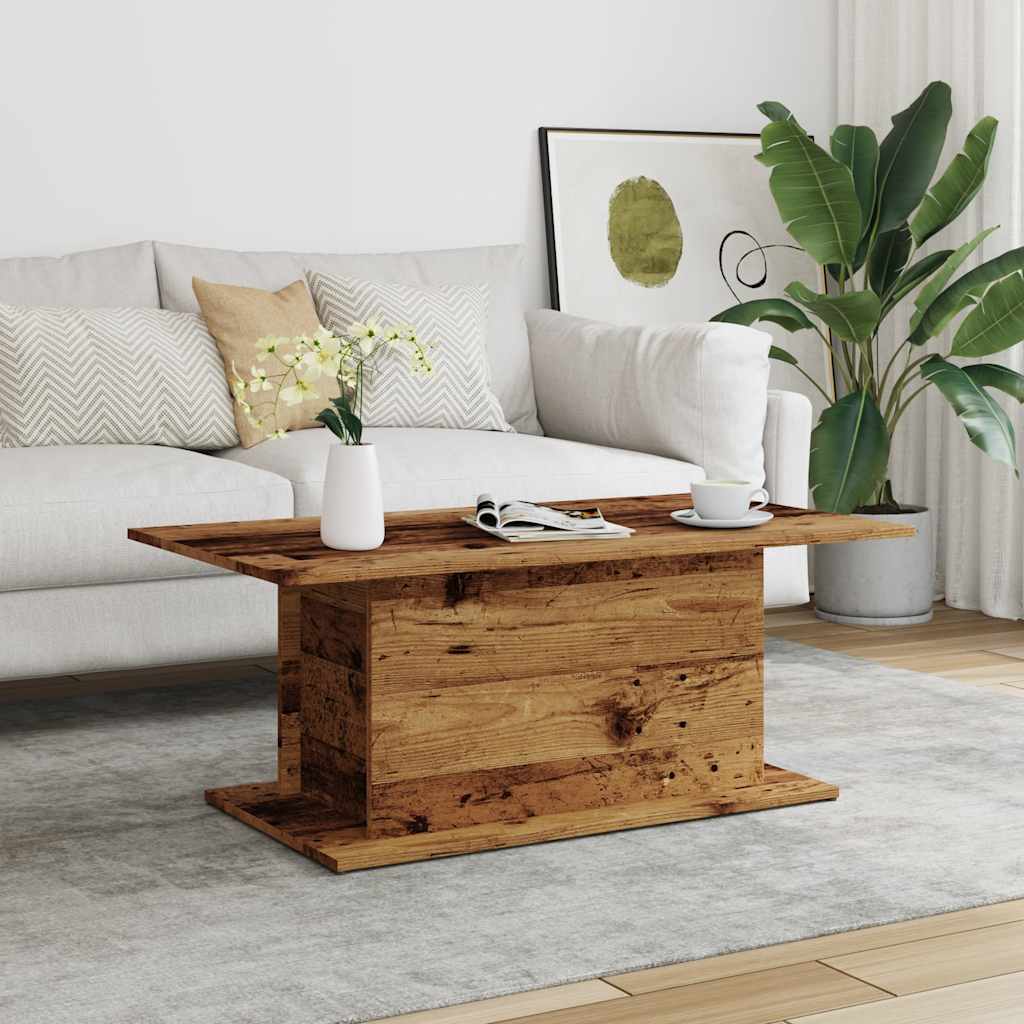 Tavolino da Salotto Legno Antico 102x55,5x40 cm in Truciolato | homemem39