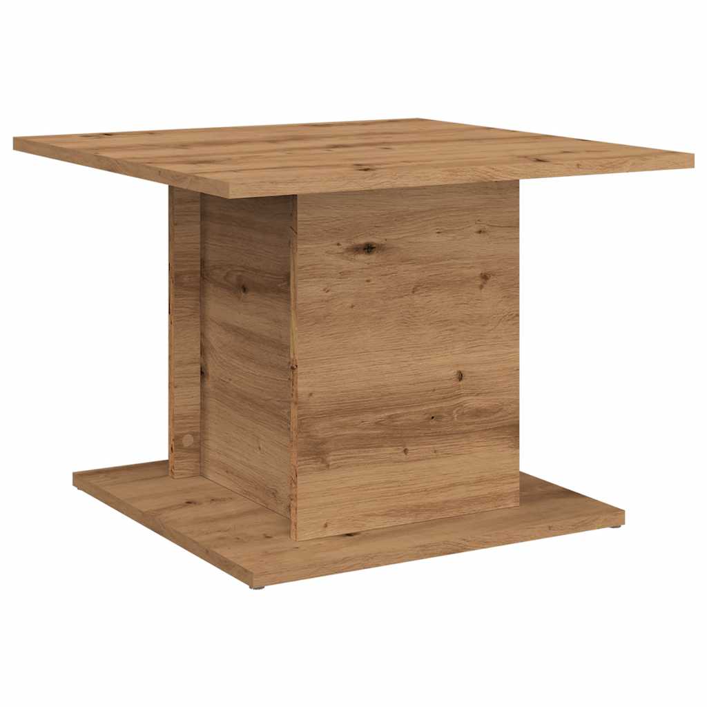Tavolino Salotto Rovere Artigianale 55,5x55,5x40 cm Truciolato | homemem39