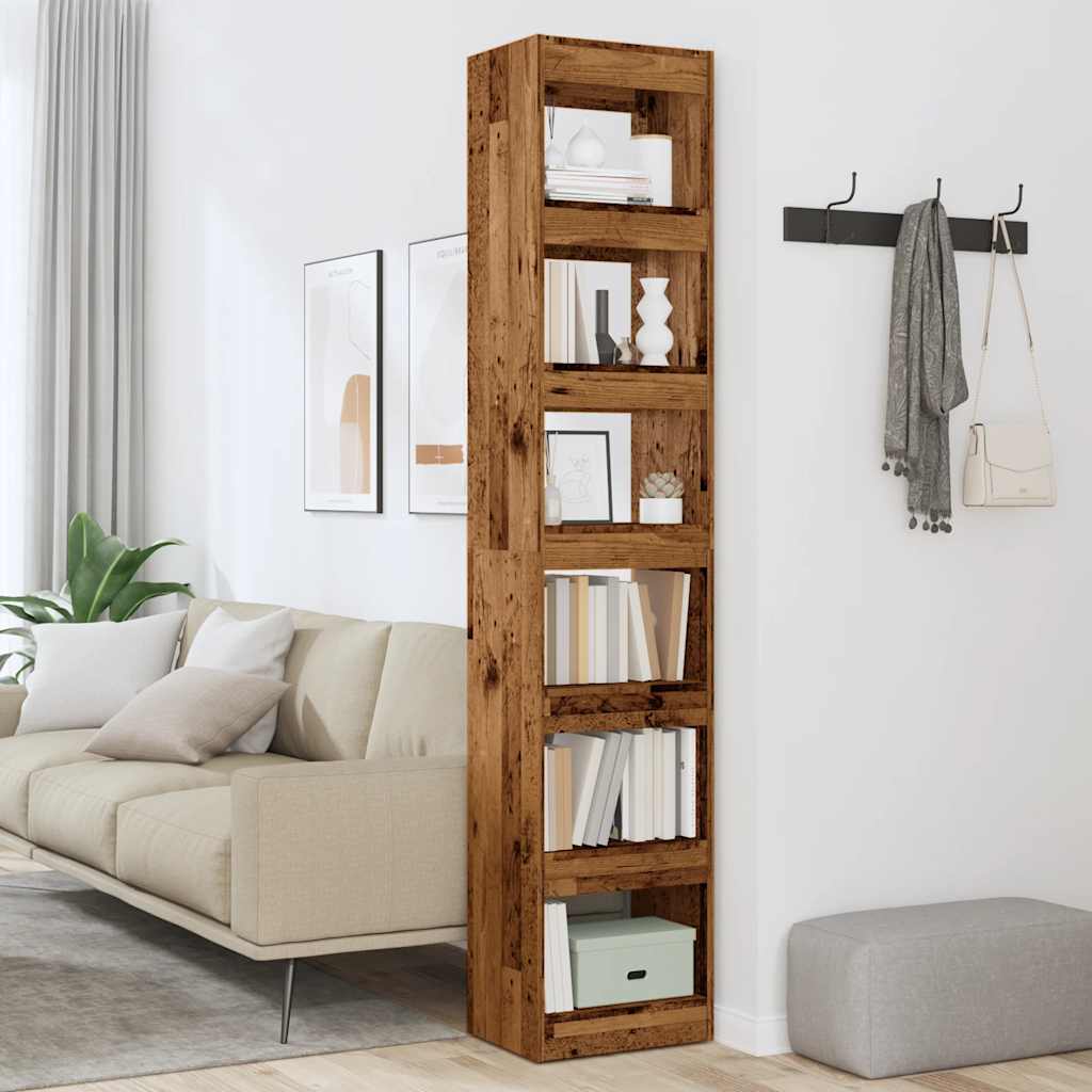 Libreria/Divisorio Legno Antico 40x30x198 cm