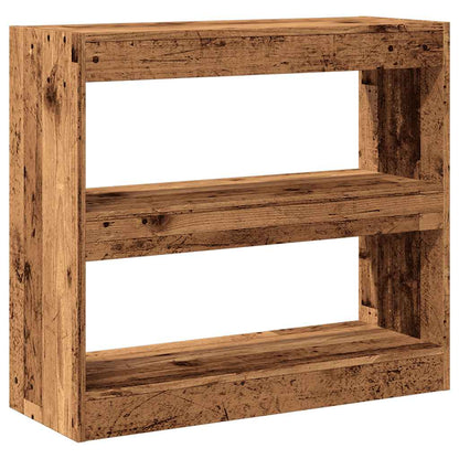 Libreria/Divisorio in Legno Vecchio 80x30x72 cm | homemem39