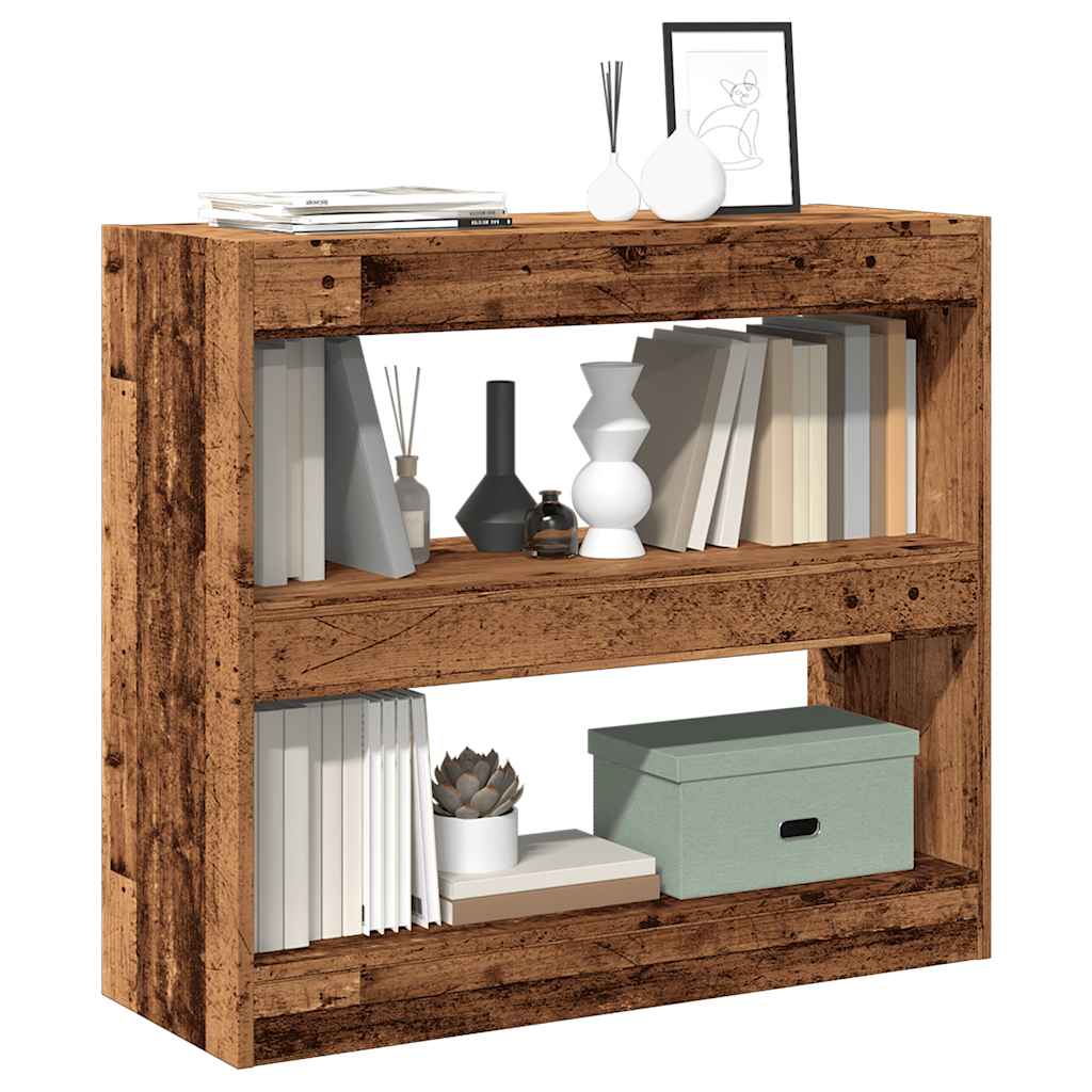 Libreria/Divisorio in Legno Vecchio 80x30x72 cm | homemem39