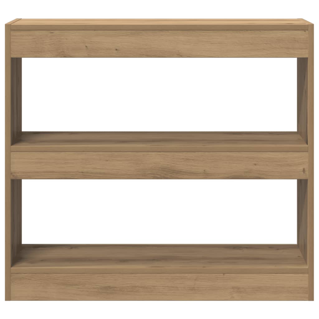 Libreria/Divisorio in Rovere Artigianale 80x30x72 cm