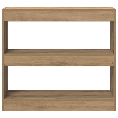 Libreria/Divisorio in Rovere Artigianale 80x30x72 cm