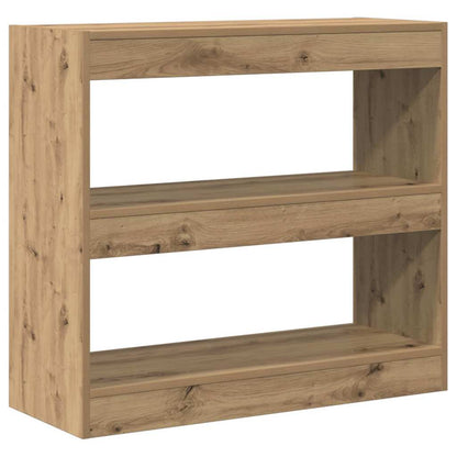 Libreria/Divisorio in Rovere Artigianale 80x30x72 cm