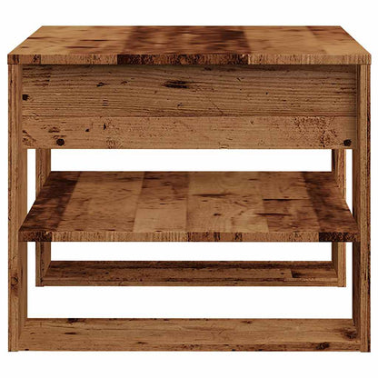 Tavolino da Salotto Legno Vecchio 55,5x55x45 cm in Truciolato | homemem39