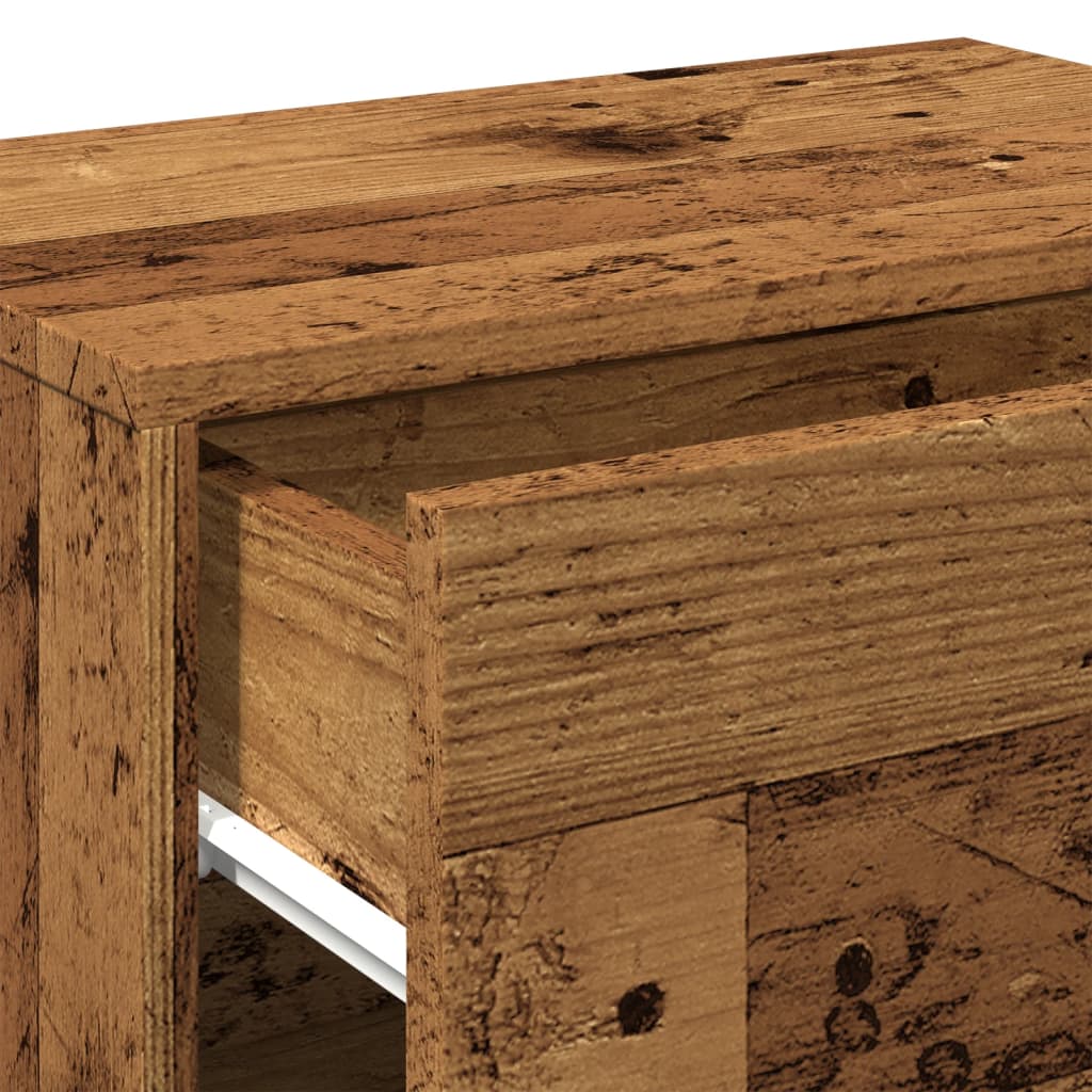 Comodino da Parete Legno Antico - homemem39