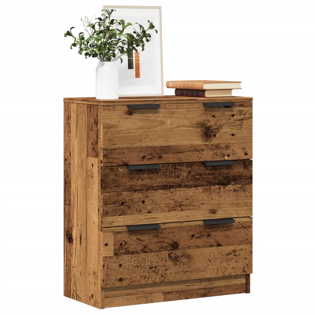 Credenza Legno Antico 60x30x70 cm in Truciolato - homemem39