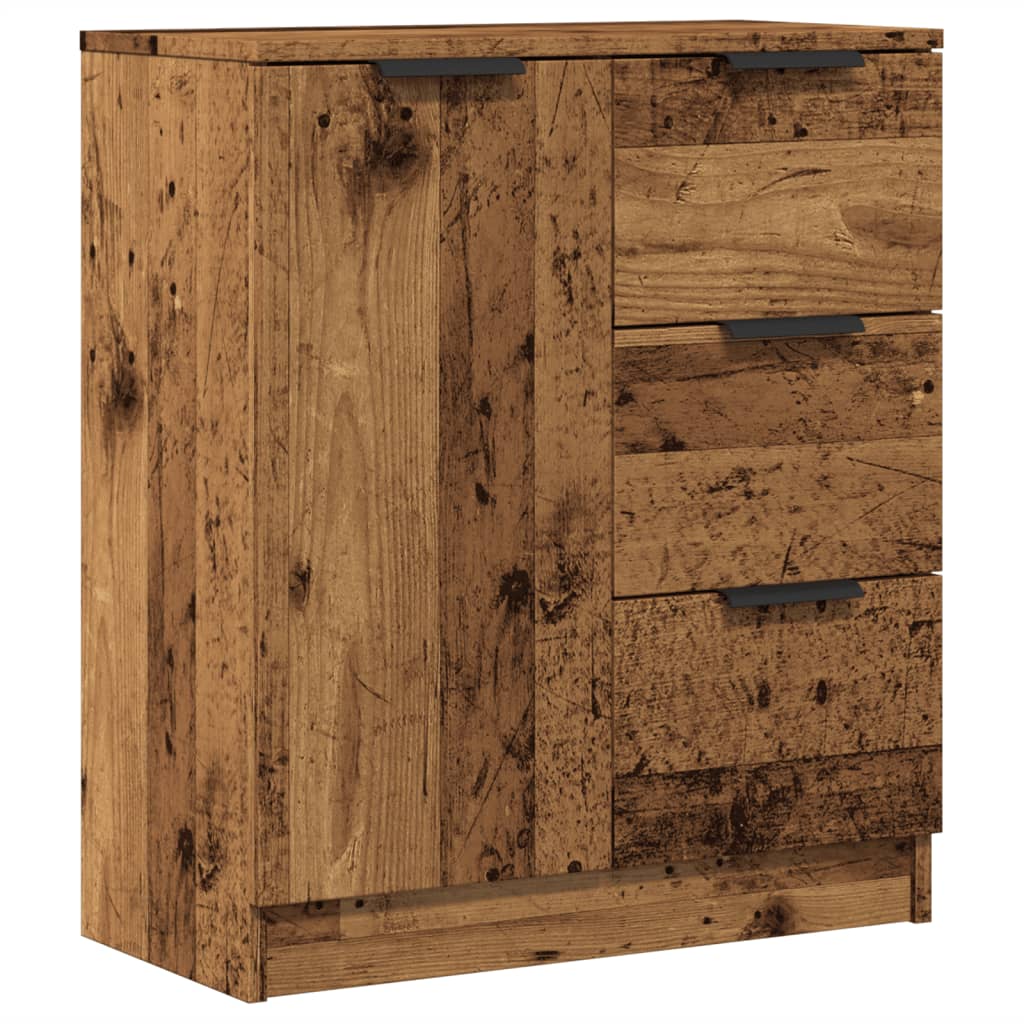 Credenza Legno Antico 60x30x70 cm in Truciolato - homemem39