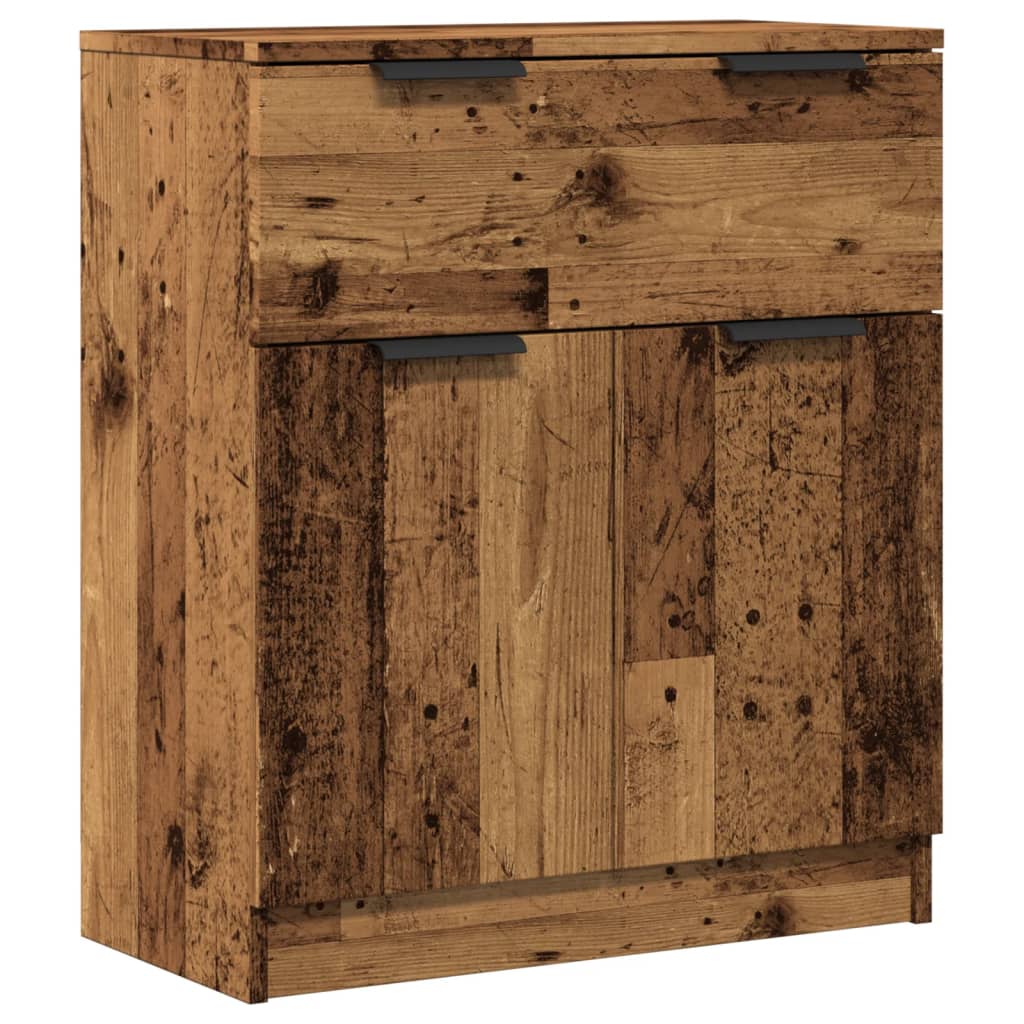 Credenza Legno Antico 60x30x70 cm in Truciolato - homemem39