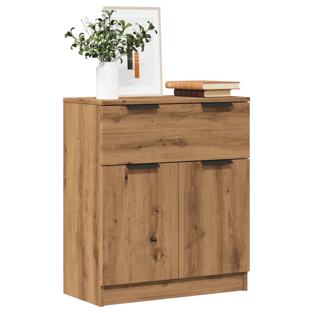 Credenza Rovere Artigianale 60x30x70 cm in Legno Multistrato - homemem39