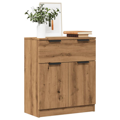 Credenza Rovere Artigianale 60x30x70 cm in Legno Multistrato - homemem39