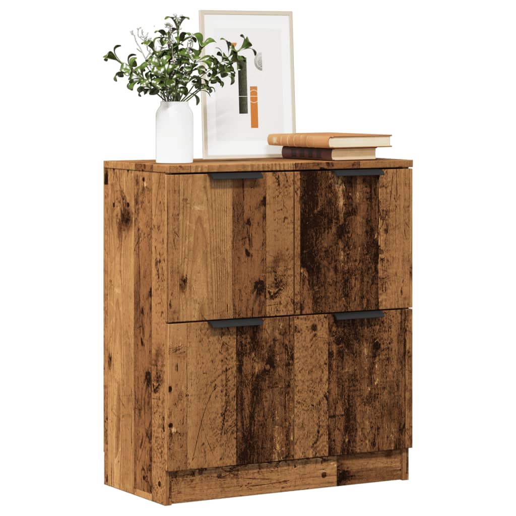 Credenza Legno Antico 60x30x70 cm in Truciolato - homemem39