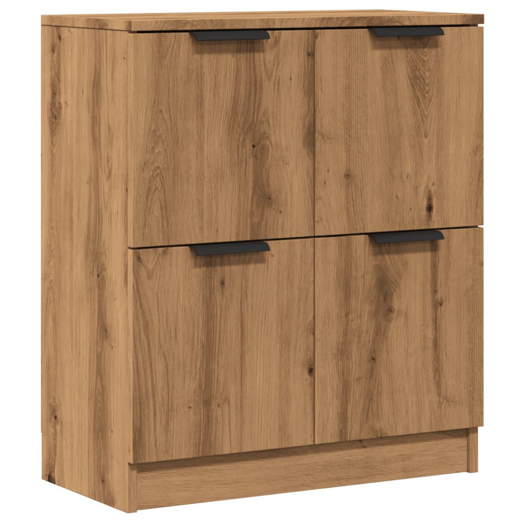 Credenza Rovere Artigianale 60x30x70 cm in Legno Multistrato - homemem39