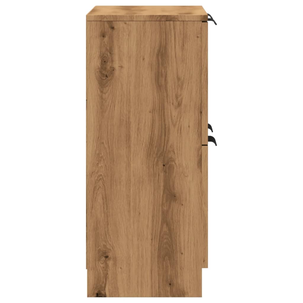 Credenza Rovere Artigianale 60x30x70 cm in Legno Multistrato - homemem39