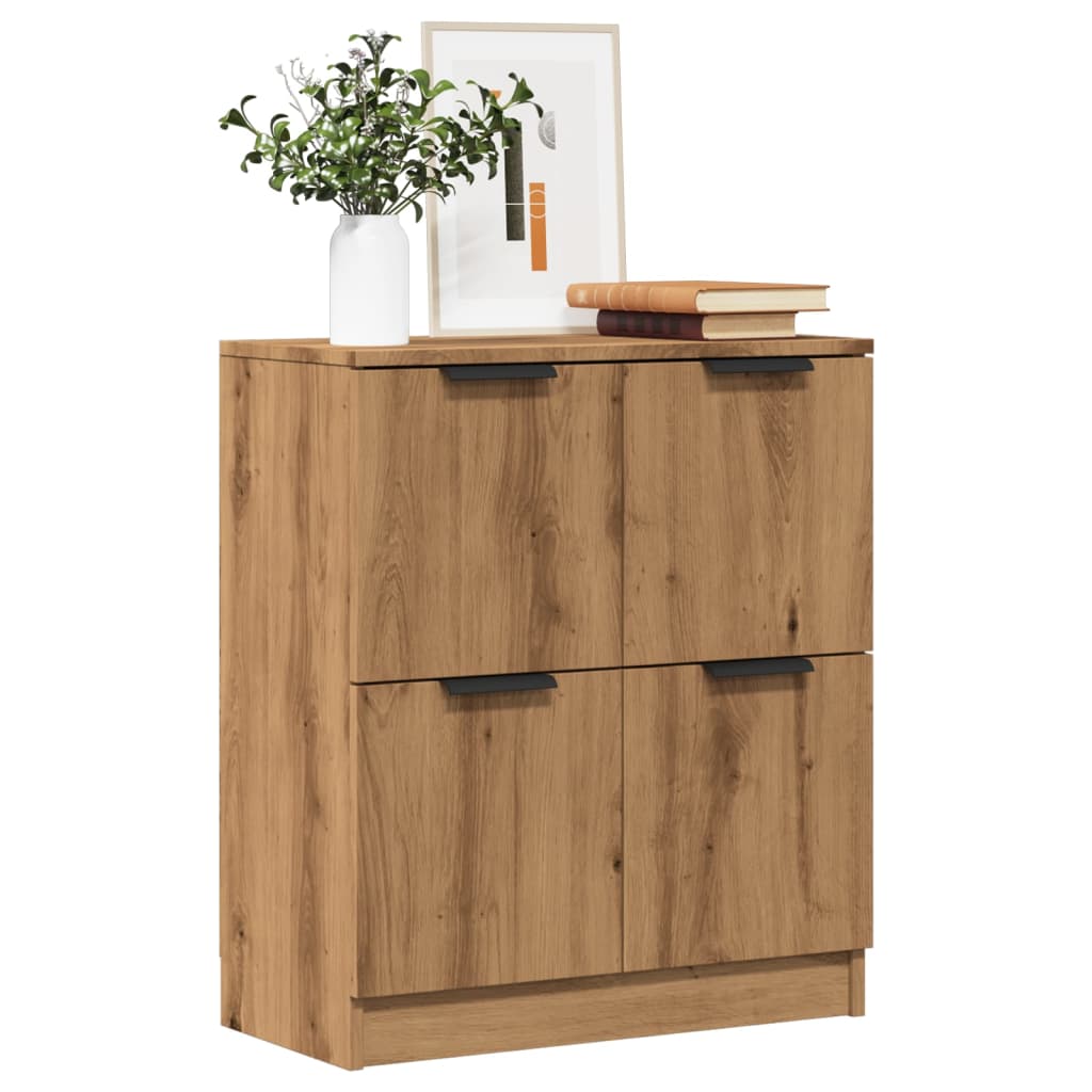 Credenza Rovere Artigianale 60x30x70 cm in Legno Multistrato - homemem39