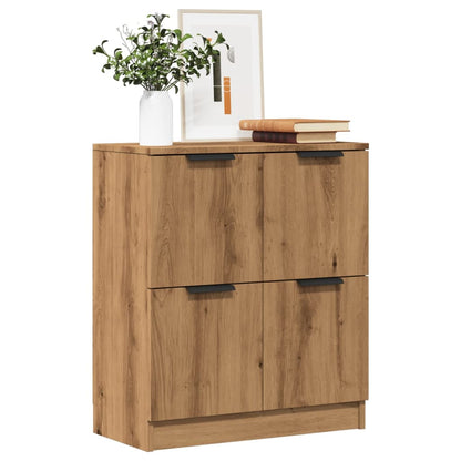Credenza Rovere Artigianale 60x30x70 cm in Legno Multistrato - homemem39
