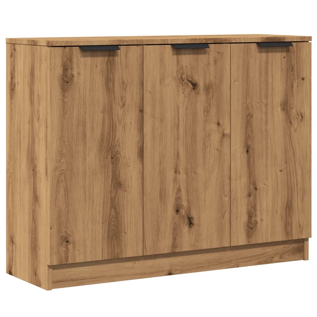 Credenza Rovere Artigianale 90,5x30x70 cm in Legno Multistrato - homemem39