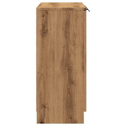Credenza Rovere Artigianale 90,5x30x70 cm in Legno Multistrato - homemem39