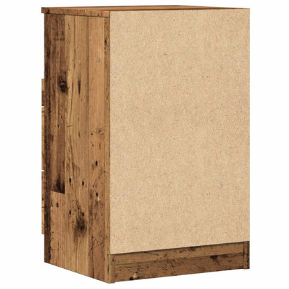 Comodini Legno Antico 2 pz 40x36x65 cm in Legno Multistrato - homemem39