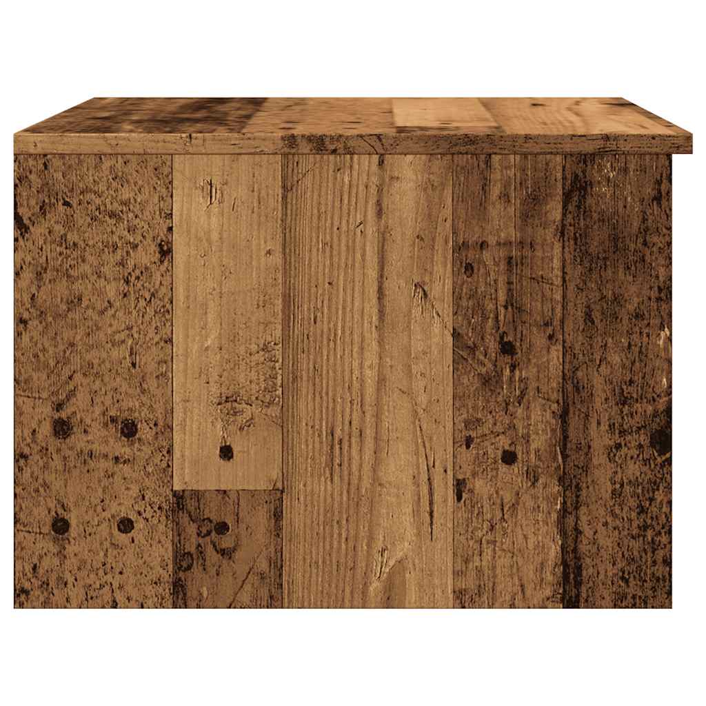 Tavolino da Salotto Legno Antico 50x50x36 cm Legno Multistrato | homemem39